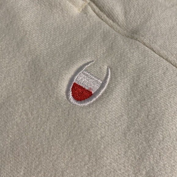 reverse weave cream champion joggers - Picture 2 of 3